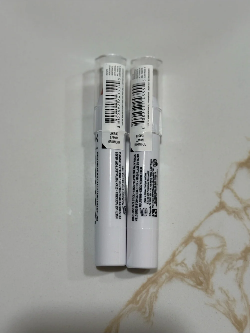 NYX Jumbo Highlighter Duo - Soft Peachy Nude